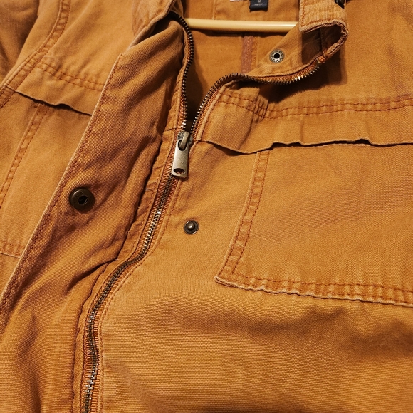 Canvas durable Utility work jacket w/hood sz Medium UNISEX - Picture 4 of 7